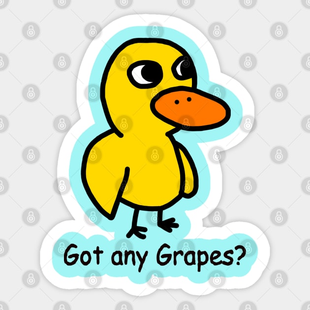 Got Any Grapes? Sticker by Luna Lovers